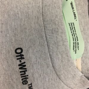 Off-White cropped sweatshirt